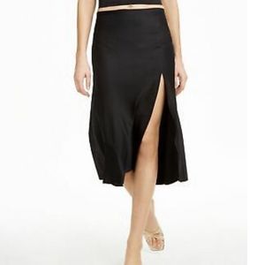 🔆 Black Slip Skirt NWT: WE WORE WHAT